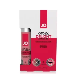 Gel Stimulant Sexe Oral Delight Fraise - System JO
