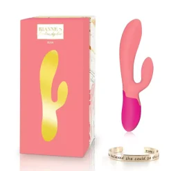 Vibromasseur Rabbit Xena Coral & French Rose - Rianne S -Sex Toys Femme boutique 10759