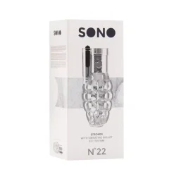 Masturbateur Vibrant Grenade No 22 - Transparent -Sex Toys Femme boutique 10844