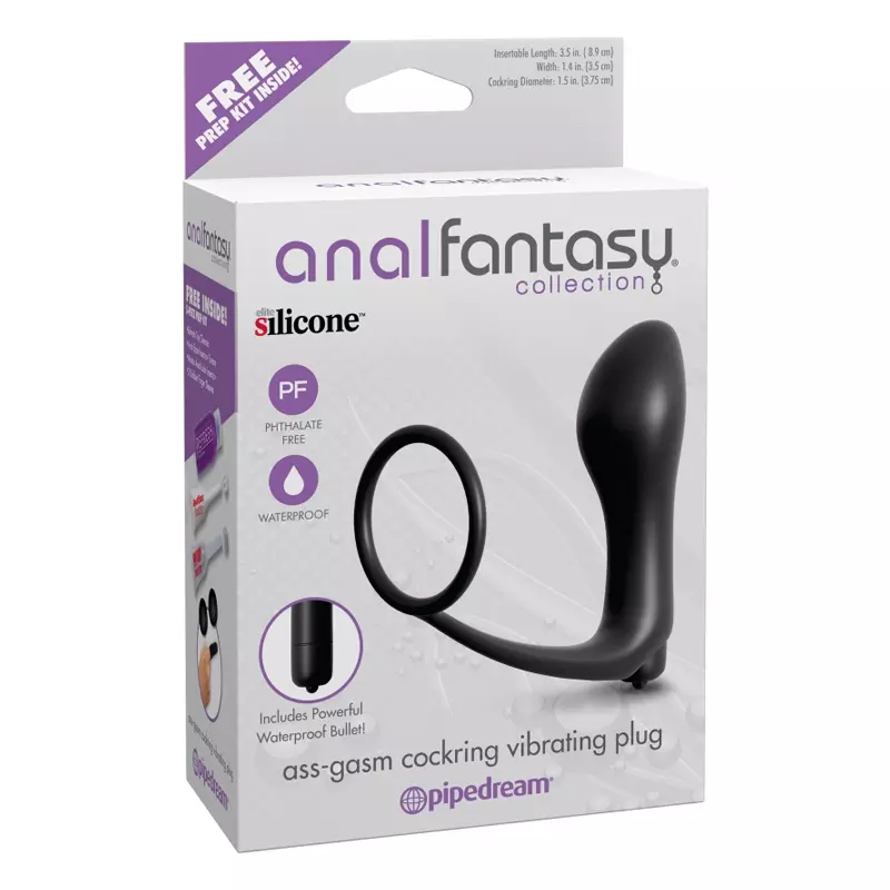 Stimulateur Prostatique Et Cockring Vibrant Ass-Gasm - Pipedream 4 Stimulateur Prostatique Et Cockring Vibrant Ass-Gasm - Pipedream - Image 4