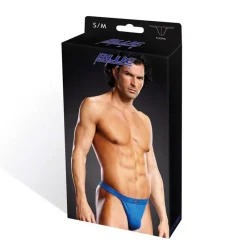 String Sexy Performance Microfiber Bleu - Blue Line -Sex Toys Femme boutique 11483