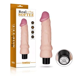 Rimba Vibromasseur Réaliste (20 Cm) Softee 7.8 Inches -Sex Toys Femme boutique 11693