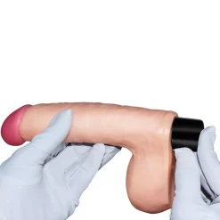 Rimba Vibromasseur Réaliste Avec Testicules (21 Cm) Softee 8 Inches -Sex Toys Femme boutique 11699
