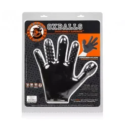 Finger Fuck Oxballs Noir - Gant Texturé -Sex Toys Femme boutique 11779
