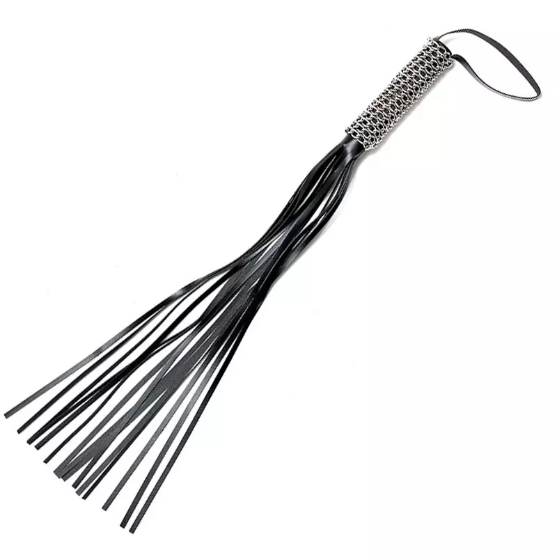 Martinet BDSM En Cuir Fendu (68 Cm) - Rimba 1 Martinet BDSM En Cuir Fendu (68 Cm) - Rimba