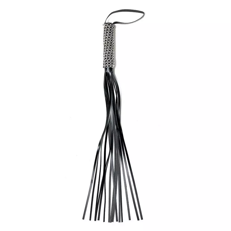 Martinet BDSM En Cuir Fendu (68 Cm) - Rimba 2 Martinet BDSM En Cuir Fendu (68 Cm) - Rimba - Image 2