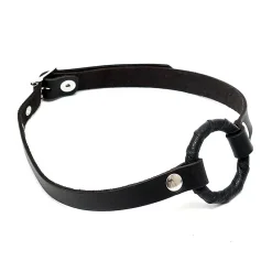 Ball Gag Avec O Ring Ø 5 Cm Noir - Rimba