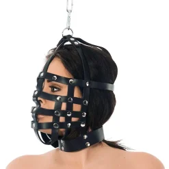 Muselière BDSM Avec Attaches De Suspension - Rimba -Sex Toys Femme boutique 12032