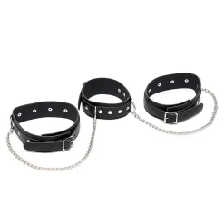 Kit D'attache BDSM Cou Et Cuisses - Rimba -Sex Toys Femme boutique 12045