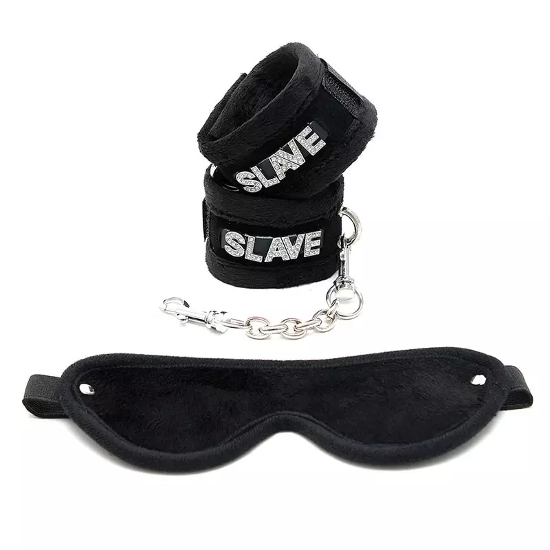 Kit De Soft Bondage SLAVE Noir (3 Pièces) - Rimba 1 Kit De Soft Bondage SLAVE Noir (3 Pièces) - Rimba
