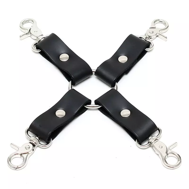 Croix BDSM En Cuir Pour Attache - Rimba 1 Croix BDSM En Cuir Pour Attache - Rimba