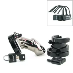 CB 6000® - Cage De Chasteté CB-X Chrome -Sex Toys Femme boutique 12210