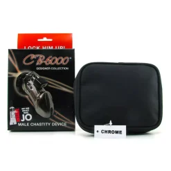 CB 6000® - Cage De Chasteté CB-X Chrome -Sex Toys Femme boutique 12211