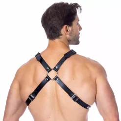 Harnais BDSM En Cuir Avec Rivets (homme) - Rimba -Sex Toys Femme boutique 12248