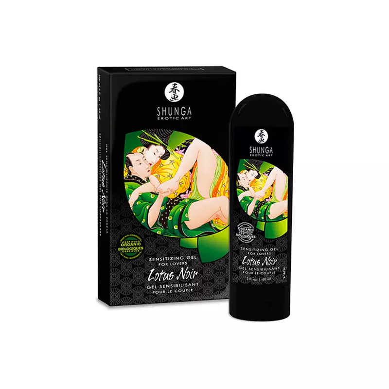 Lotus Noir Gel Sensibilisant - Shunga 60ml 1 Lotus Noir Gel Sensibilisant - Shunga 60ml