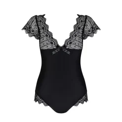 Body Sexy Noir Moketta Teddy – Obsessive -Sex Toys Femme boutique 12575