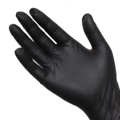 Gants En Latex Noirs 100pcs. -Sex Toys Femme boutique 12818