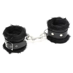 Menottes Rembourrées En Cuir & Fourrure Noir - Rimba 7 Menottes Rembourrées En Cuir & Fourrure Noir - Rimba -Sex Toys Femme boutique 12830