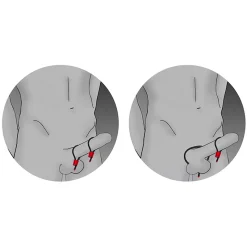 Cockring Ajustable Estim "ElectraLoops Prestige Silver" - ElectraStim -Sex Toys Femme boutique 12886