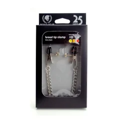 Pinces à Seins Bouts Larges Avec Chaîne - Spartacus Broad Tip -Sex Toys Femme boutique 13060