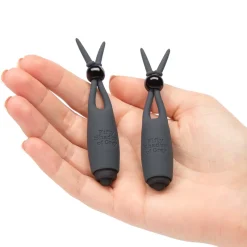 Pinces à Tétons Vibrantes Sans Fil - Fifty Shades Of Grey -Sex Toys Femme boutique 13266
