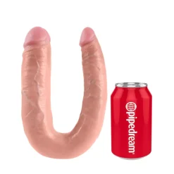 Godemichet Réaliste Courbé Grand - King Cock Double Trouble -Sex Toys Femme boutique 13543