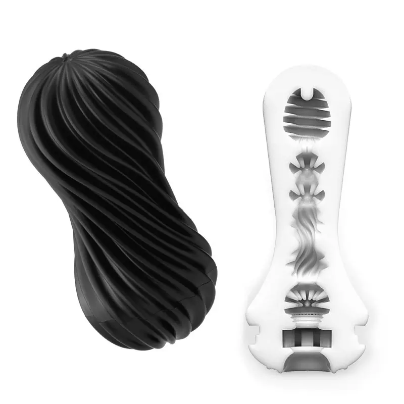 Masturbateur Réutilisable TENGA FLEX - Rocky Black 1 Masturbateur Réutilisable TENGA FLEX - Rocky Black