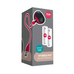 Chargeur USB Fun Factory Hybrid Kit (Batteries Rechargeables Incluses)