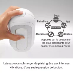 Tenga Flip Zero Electronic Vibration Blanc -Sex Toys Femme boutique 14864