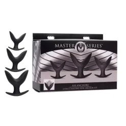 Butt Plug Qui S'écarte (3pces) Ass Anchors - Master Series