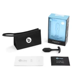 Butt Plug Lourd B-Vibe Snug 1 - (Petit) -Sex Toys Femme boutique 15652