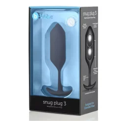 Butt Plug Lourd B-Vibe Snug 3 - (Grand) -Sex Toys Femme boutique 15663