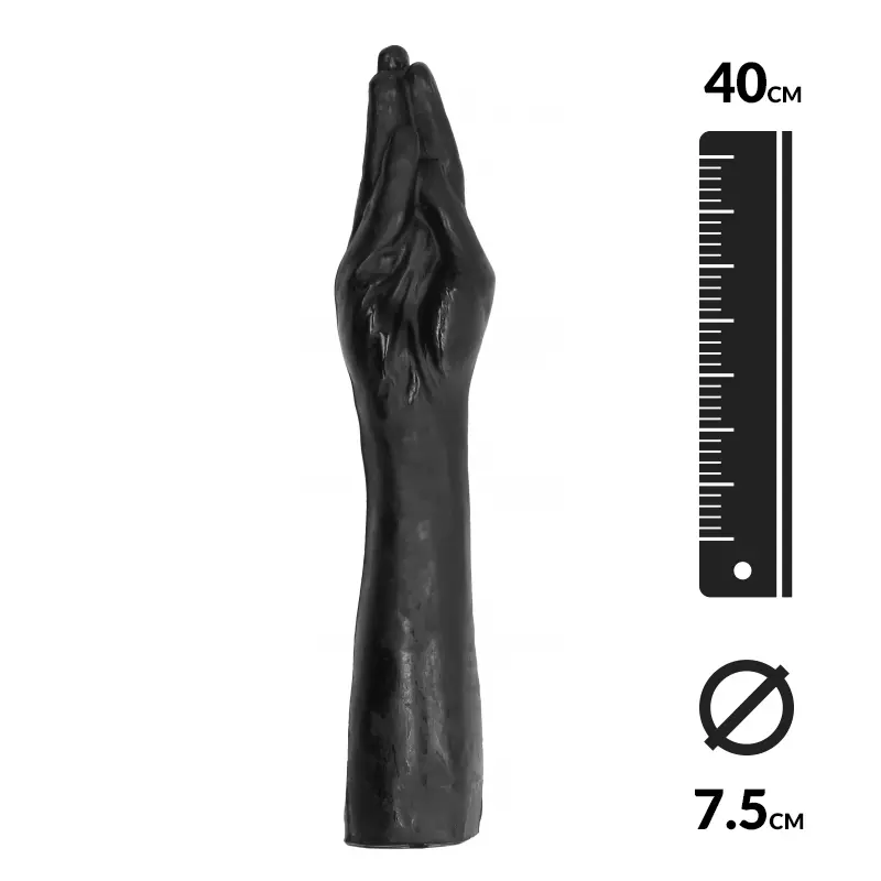 Godemichet Géant Fist - All Black 1 Godemichet Géant Fist - All Black