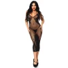 Robe Sexy Avec Résille Et Dentelle (noir) – Leg Avenue