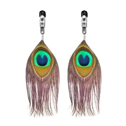 Pinces à Tétons Avec Plumes De Paon - Rimba