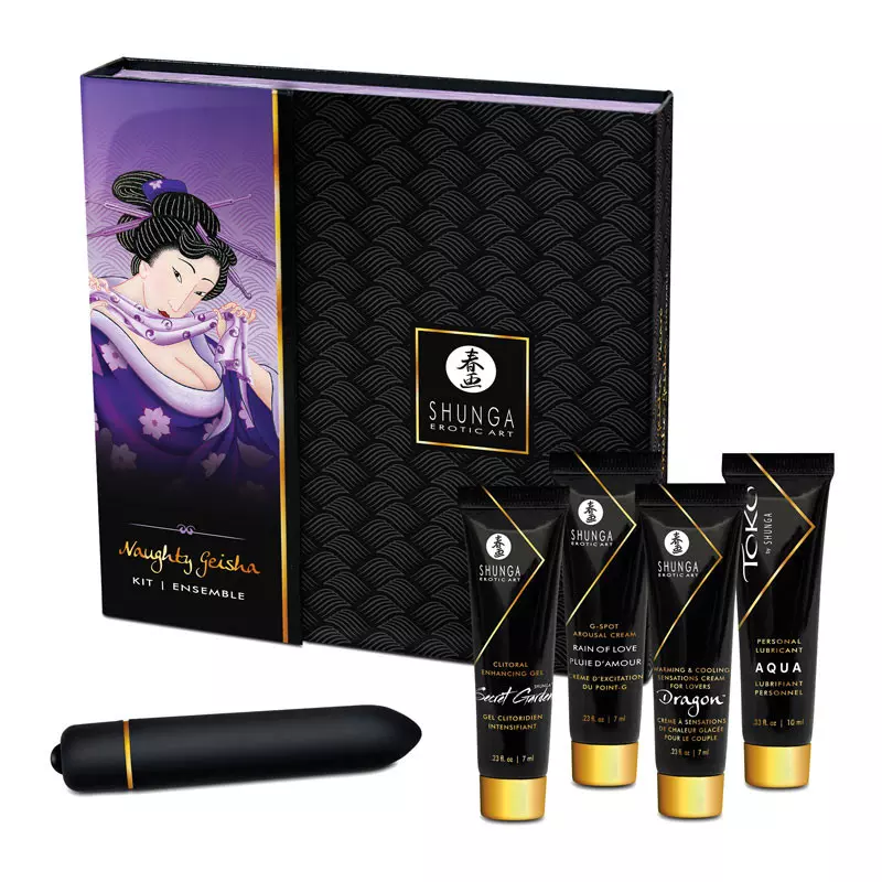 Coffret Romantique Ensemble Geisha Coquine - Shunga 1 Coffret Romantique Ensemble Geisha Coquine - Shunga
