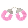 Paire De Menottes Fourrure "Furry Fun Cuffs" - Rose