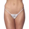 Kinky Micro String Sexy (Argenté) - Rimba