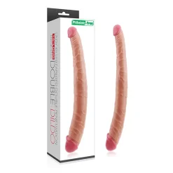 Double Dong Réaliste Beige - Lady Killer 14" -Sex Toys Femme boutique 18214