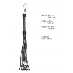 Martinet BDSM En Cuir Tressé 7 Martinet BDSM En Cuir Tressé -Sex Toys Femme boutique 18297