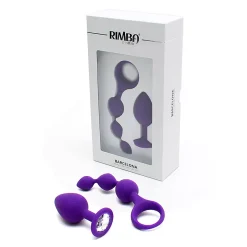 Plug Anal Set Barcelona Purple - Rimba