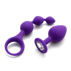 Plug Anal Set Barcelona Purple - Rimba -Sex Toys Femme boutique 18454