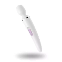 Vibromasseur Baguette Ultra Puissant – Satisfyer Woman Wand Blanc -Sex Toys Femme boutique 18522