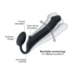 Double Dildo Strap-On-Me MEDIUM (Flesh) - Rimba -Sex Toys Femme boutique 18669