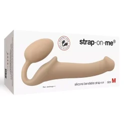Double Dildo Strap-On-Me MEDIUM (Flesh) - Rimba -Sex Toys Femme boutique 18671