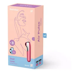 Satisfyer Dual Love Air Pulse (rouge) - Stimulateur Clitoridien -Sex Toys Femme boutique 19797