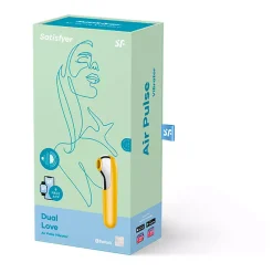 Satisfyer Dual Love Air Pulse (jaune) - Stimulateur Clitoridien -Sex Toys Femme boutique 19801