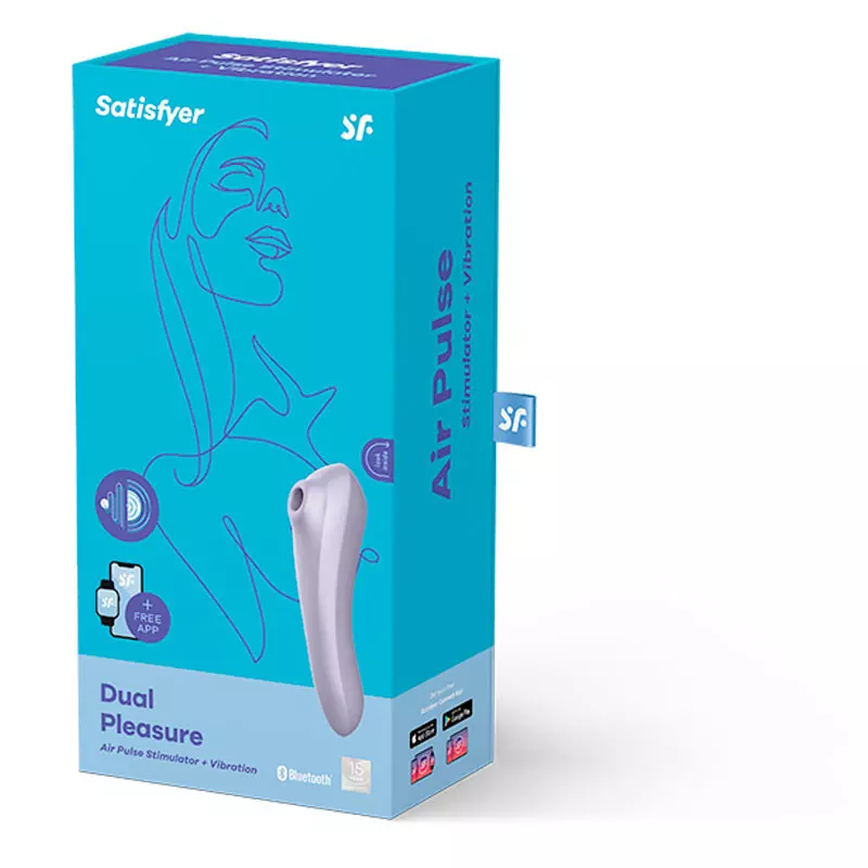 Satisfyer Dual Pleasure Air Pulse (mauve) - Stimulateur Clitoridien 5 Satisfyer Dual Pleasure Air Pulse (mauve) - Stimulateur Clitoridien - Image 5