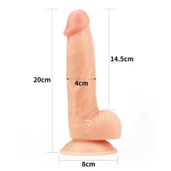 Gros Gode Réaliste (20 Cm) - The Ultra Soft Dude 8" -Sex Toys Femme boutique 19868