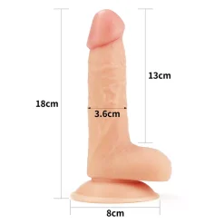 Gros Gode Réaliste (18 Cm) - The Ultra Soft Dude 7.0" -Sex Toys Femme boutique 19874